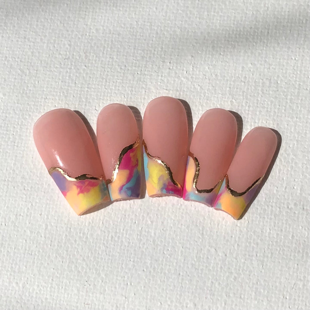 Coloured Abstract Tips